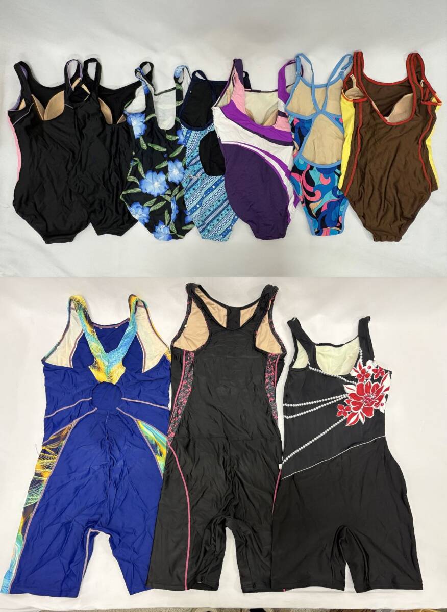 r2_5579r 10枚セット レディース 大人サイズ 競泳水着 アリーナ アシックス エレッセ ダイアナ フィラ ワコール拍卖