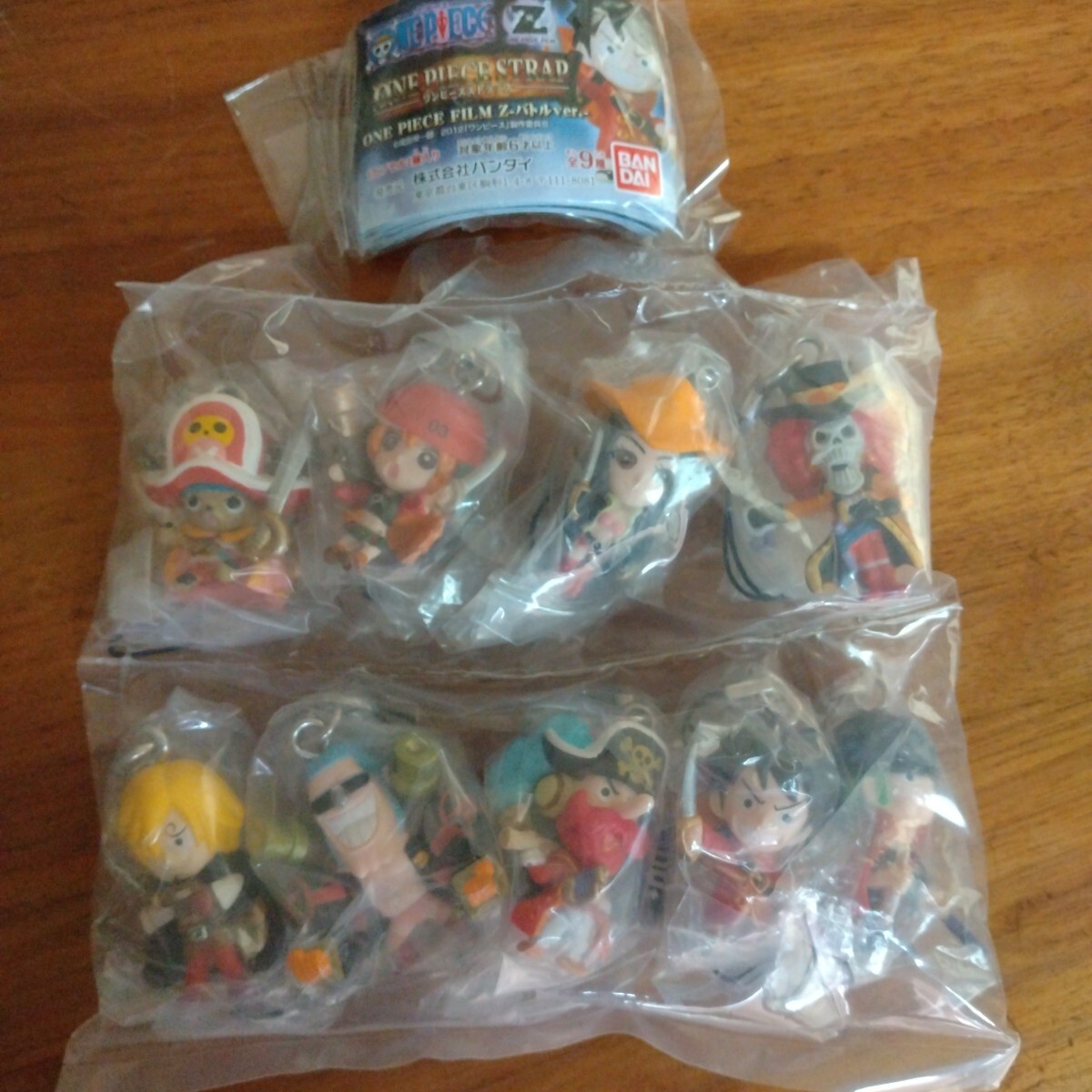 《未使用》バンダイ ワンピース ONE PIECE ワンピースストラップ FILM Z バトル ver. コンプリート 全9種 ストラップ キーホルダー拍卖