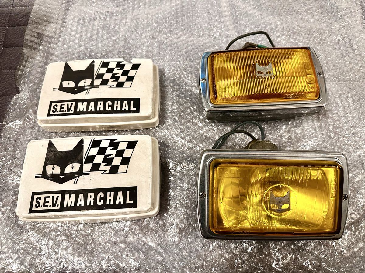 MARSHAL 850 フォグランプ マーシャル 当時物! イエローレンズ フォグランプ カバー付!拍卖