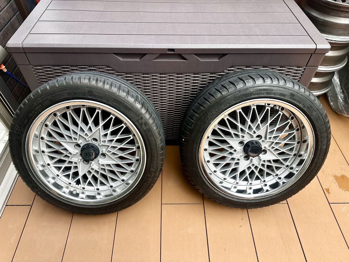 タナベ  SSR フォーミュラメッシュ PCD100-4H! 美品!タイヤ付き!ミシュランパイロットスポーツ3 バリ山!7Jx16+26!拍卖