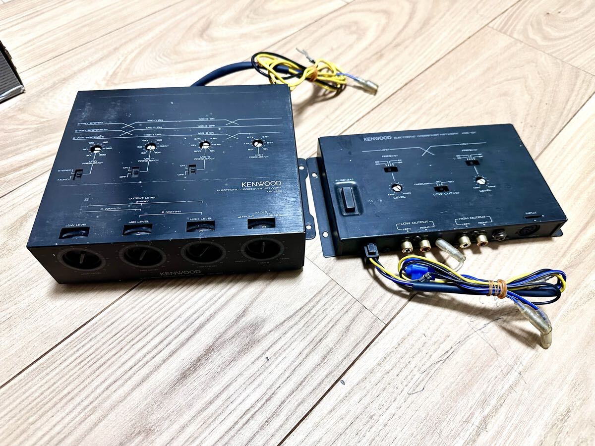 ケンウッド 当時物!KENWOOD KEC-101+ KEC300セット!クロスオーバーネットワーク!拍卖