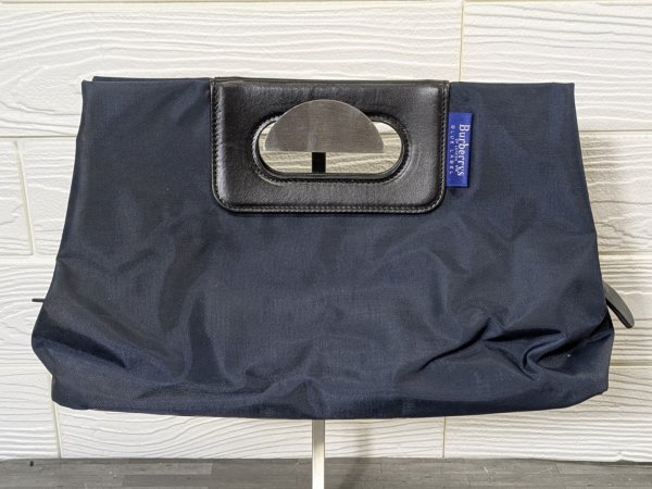 バーバリー ブルーレーベル ハンドバッグ ノバチェック ナイロン 手提げ BURBERRY BLUE LABEL拍卖