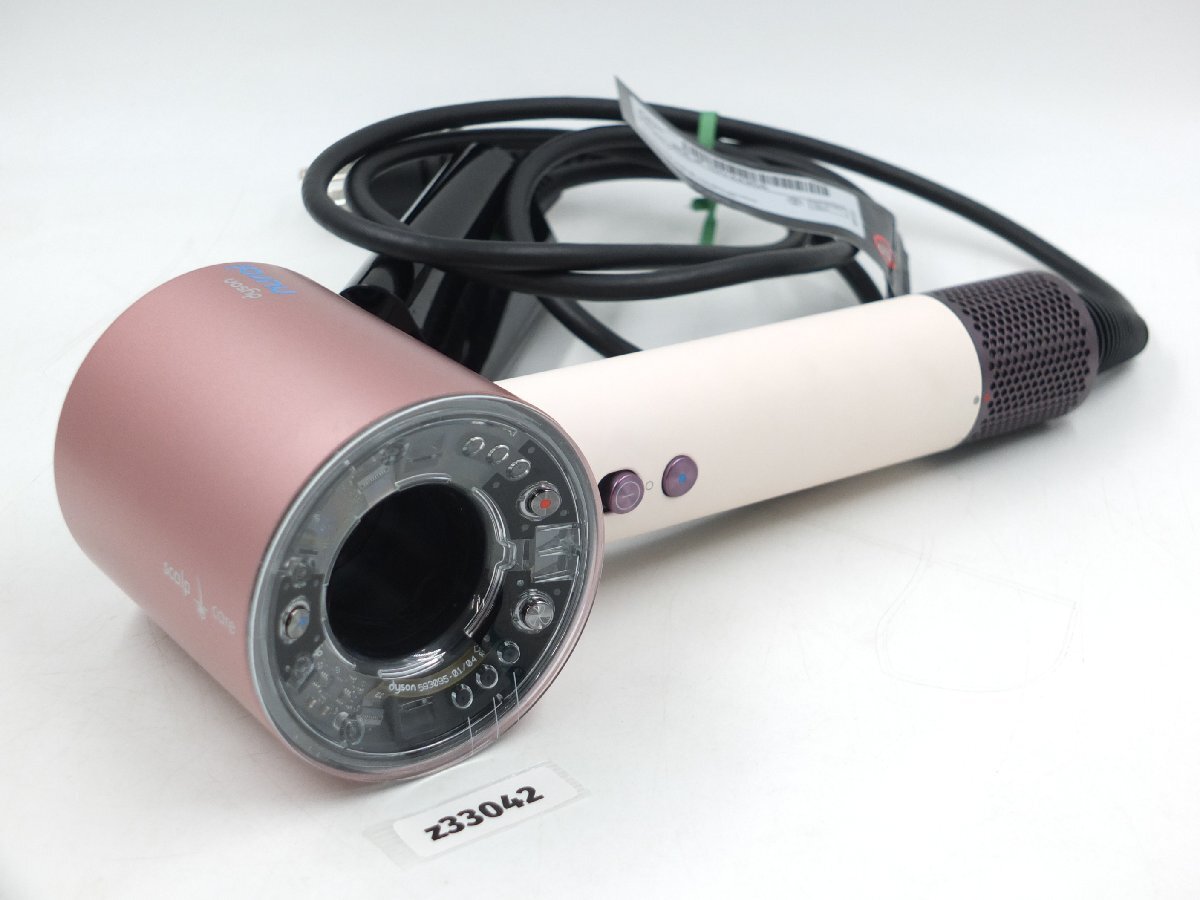 【z33042】Dyson ダイソン Supersonic Nural Shine HD16 ヘアードライヤー ストロベリー×ブロンズピンク 動作確認済み拍卖