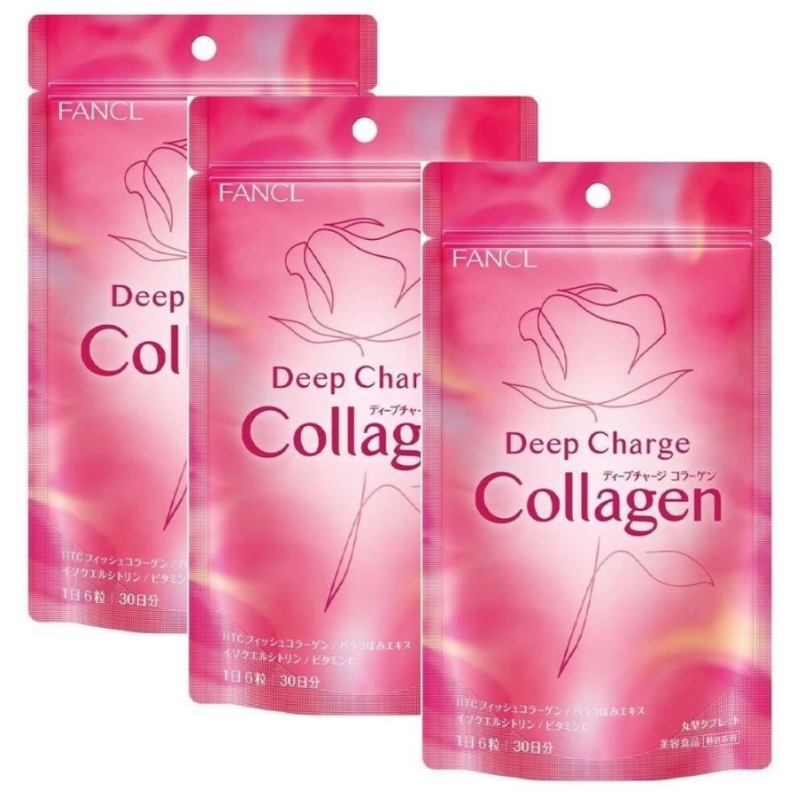 3袋★FANCL ファンケル ディープチャージ コラーゲン 30日分 3袋/合計約90日分/送料無料★賞味期限2027/07拍卖