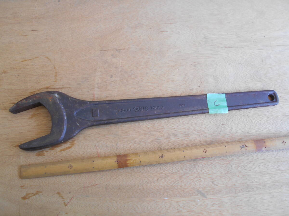 C 中古レンチ 大量出品中です◆片口レンチ 片口スパナ 75mm拍卖