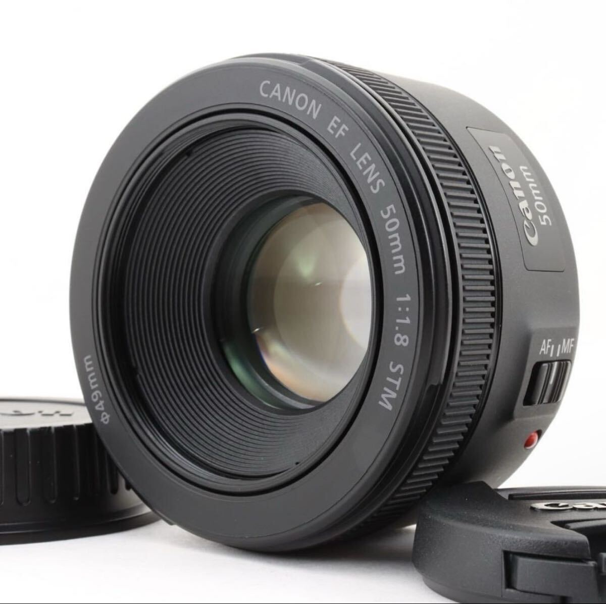 1円〜秋の週末セール★美品★ロングセラー★単焦点レンズ★キャノン EF 50mm F1.8 STM拍卖