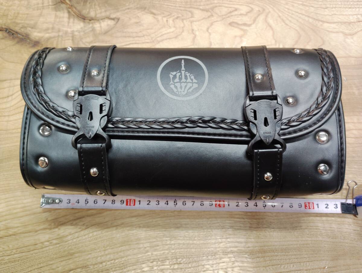 ハーレー HARLEY-DAVIDSON メーカー不明 ツールバック 工具バック バック フェイクレザー製拍卖