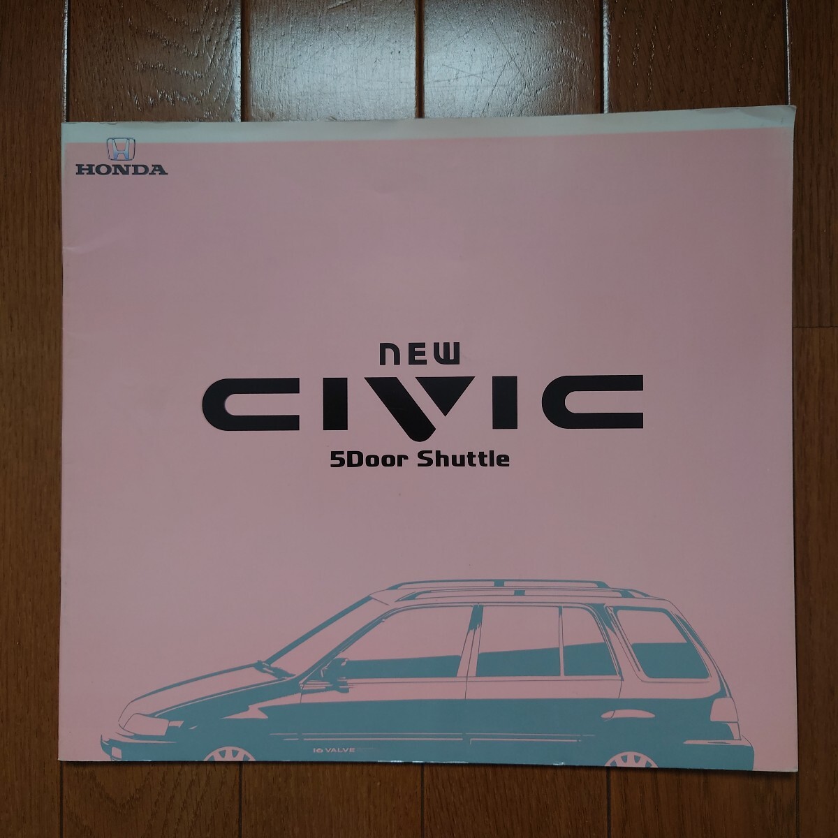 1990年9月・印有色褪せ有・EF1/2/3/5・シビック 5ドア シャトル・28頁・カタログ HONDA CIVIC SHUTTLE拍卖