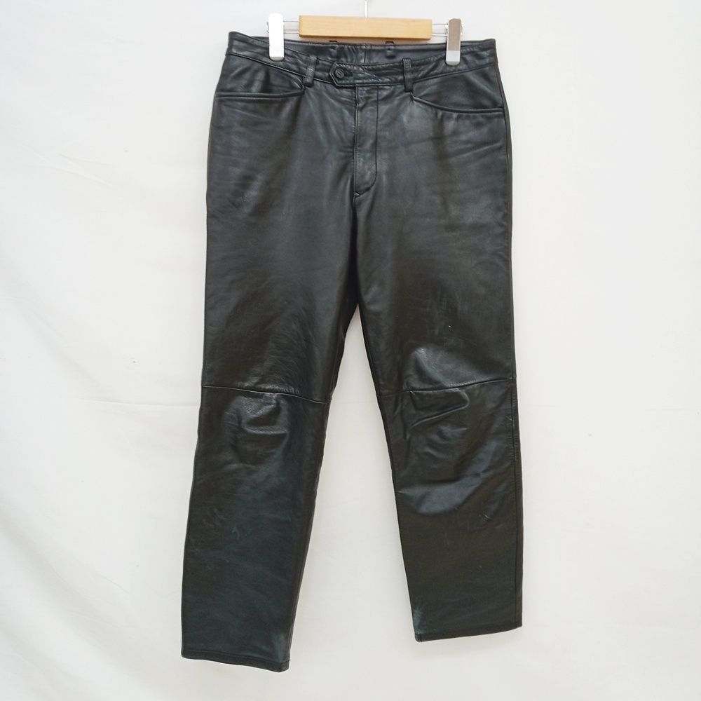 ●古5108 Paul Smith ポールスミス レザーパンツ W32【69】拍卖