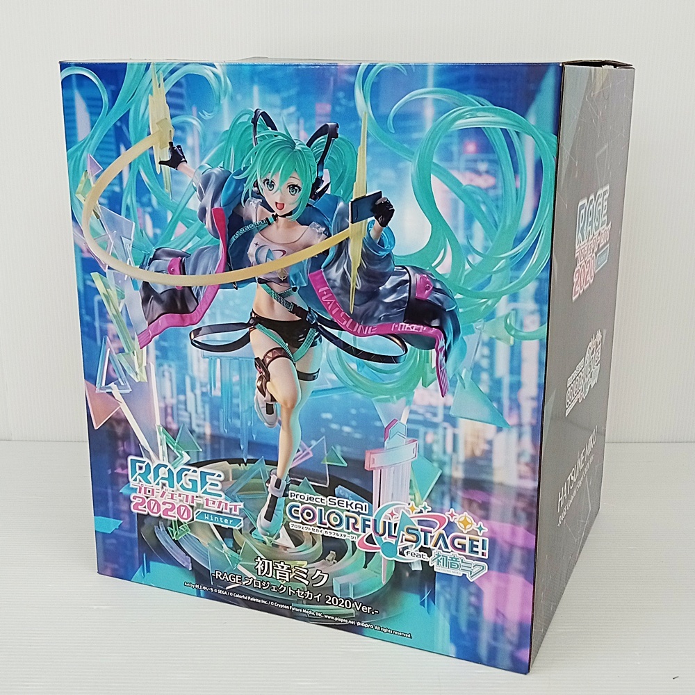 Q1F31-766 プロジェクトセカイ カラフルステージ! feat. 初音ミク「初音ミク -RAGE プロジェクトセカイ 2020 Ver.-」 1/7 フィギュア拍卖