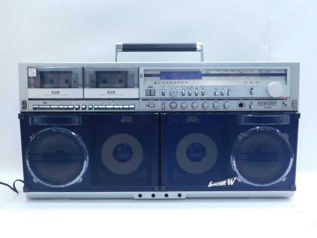 ★小1211 シャープ GF-999 大型ラジカセ ラジオ付ステレオテープレコーダー 大型 ラジカセ 昭和レトロ ザサーチャー 希少 レア 92510231拍卖