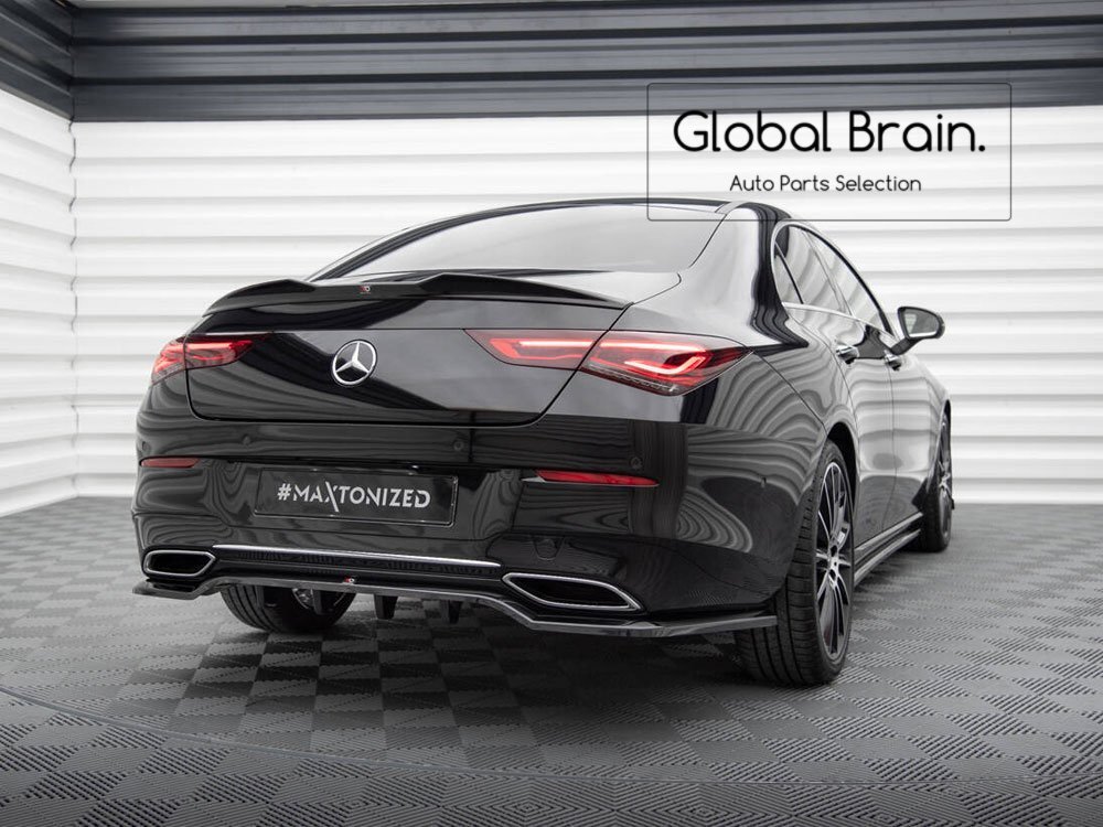 メルセデスベンツ CLA C118 リア トランク スポイラー / ウィング ディフューザー エクステンション トリム カバー エアロ拍卖