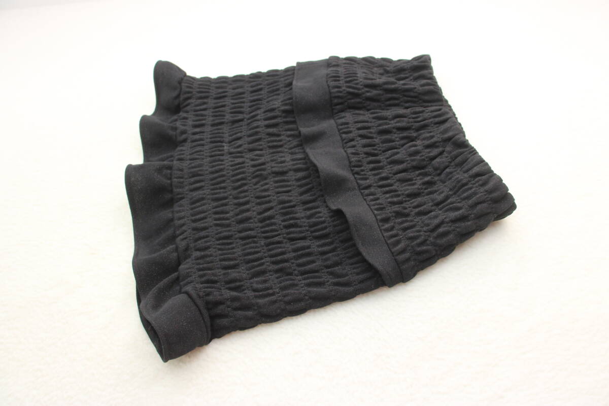 5818 新品 ウエストゴムラメ入りシャーリングスカート拍卖