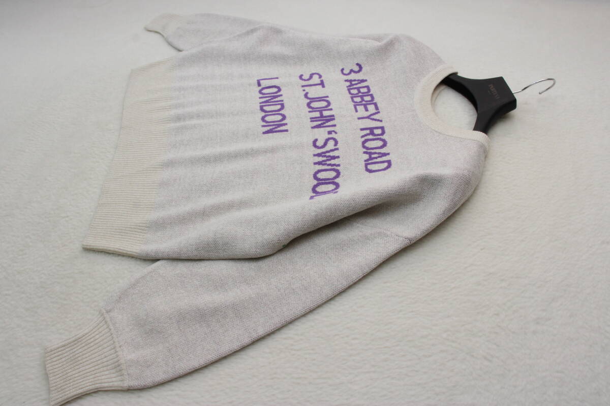 6027 新品 英字入りラメニットプルオーバー拍卖