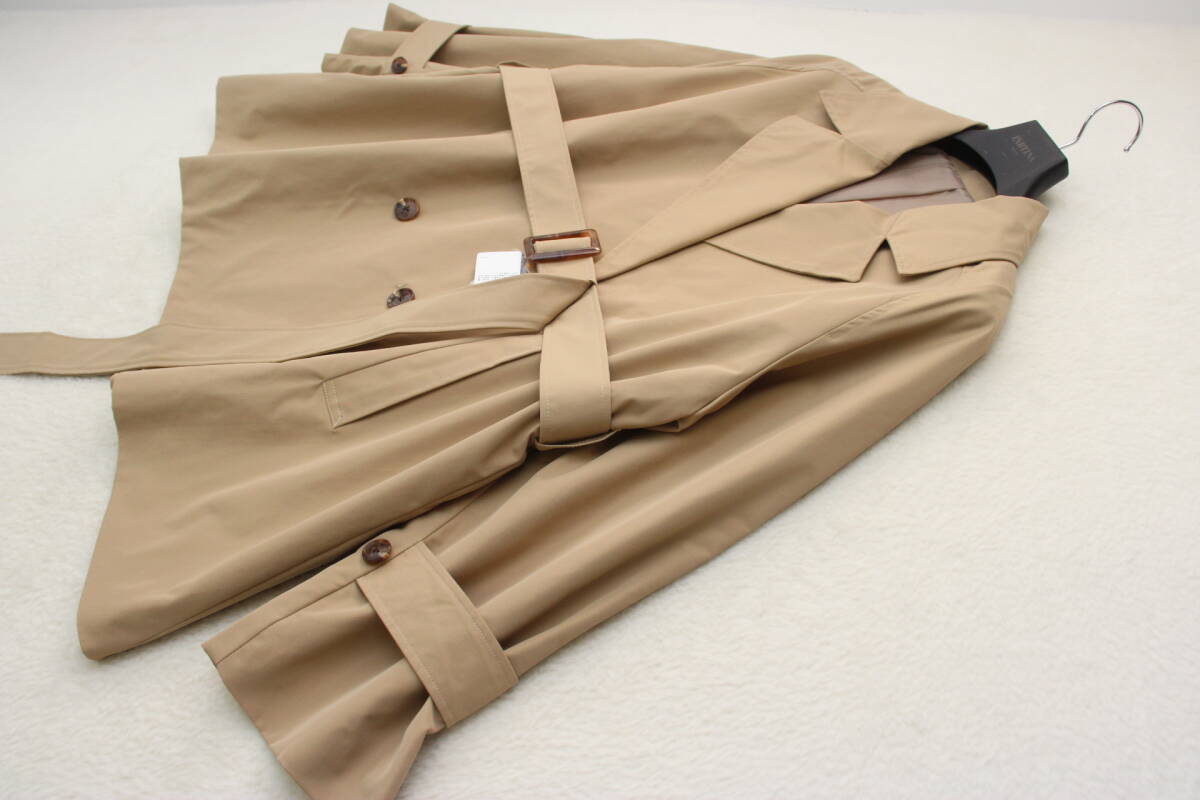 6048 新品 ミドル丈トレンチコート 定価¥15,800+税拍卖