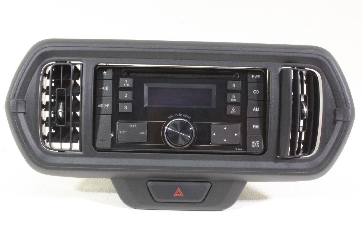 M700A パッソ X R2年式 43236km 純正オーディオ CDチューナー DEH-8068ZT 08600-00P10 パネル付 S10O...拍卖