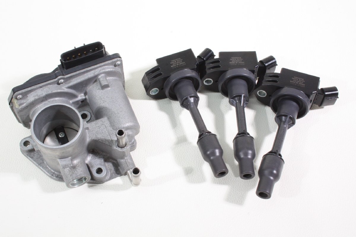 M700A パッソ X R2年式 43236km 1KR-FE スロットルボディー コイル 22030-B1030 90919-02281 セット S10O...拍卖