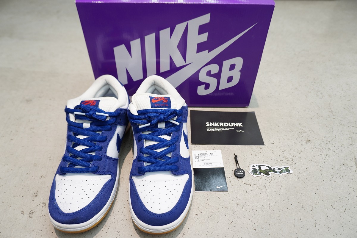 正規 22SS NIKE ナイキ SB DUNK LOW PRO PRM LOS ANGELES DODGERS ダンク スニーカー ロサンゼルス ドジャース DO9395-400 1012P▲拍卖