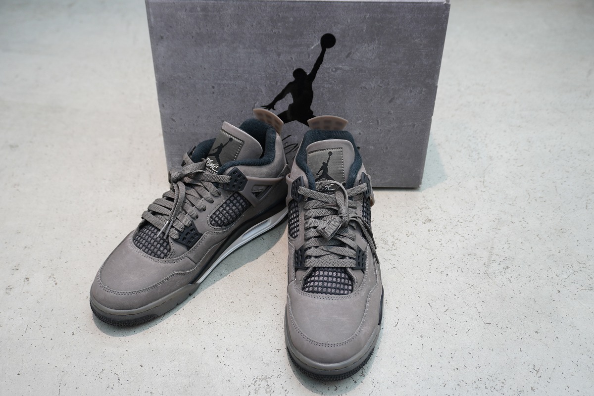 正規新品 25AW NIKE ナイキ AIR JORDAN 4 RETRO エアジョーダン レトロ Cave Stone FV5029-200 ハイカット スニーカー シューズ 灰 1021P▲拍卖