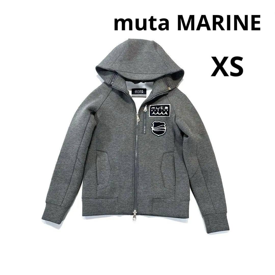 未使用級 ムータマリンゴルフ ボンディングスウェットパーカー XS グレー muta MARINE GOLF拍卖
