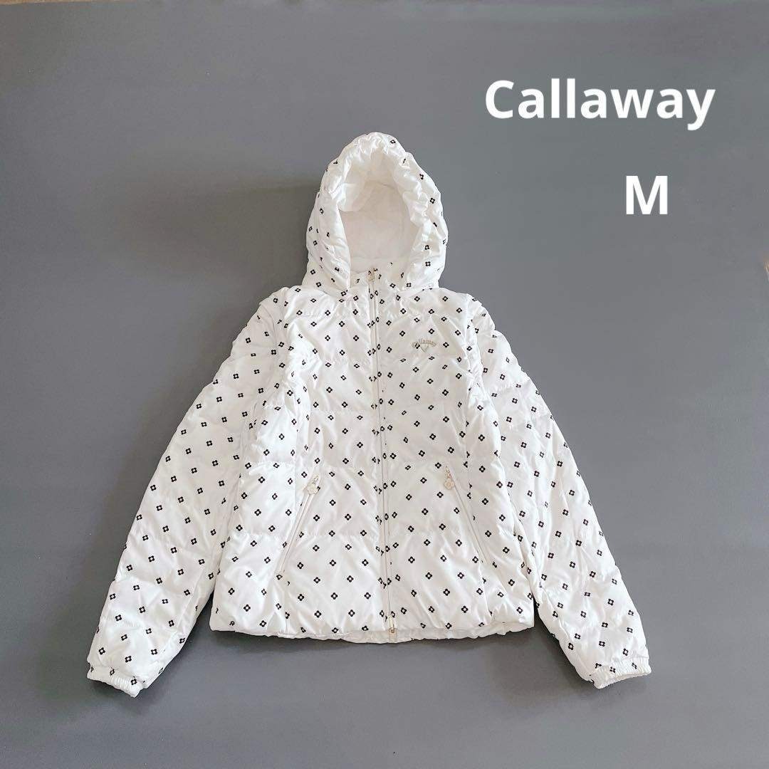 キャロウェイ ゴルフ ダウンジャケット リバーシブル ダウンベスト 花柄 Callaway拍卖