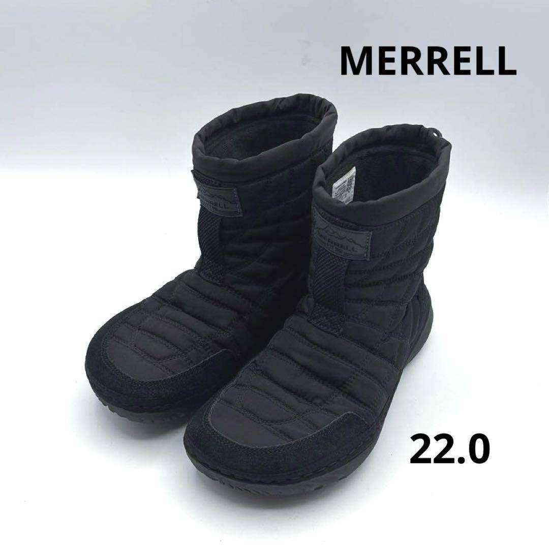 メレル MERRELL ハットモック ミッド スノーブーツ ブラック 22.0拍卖