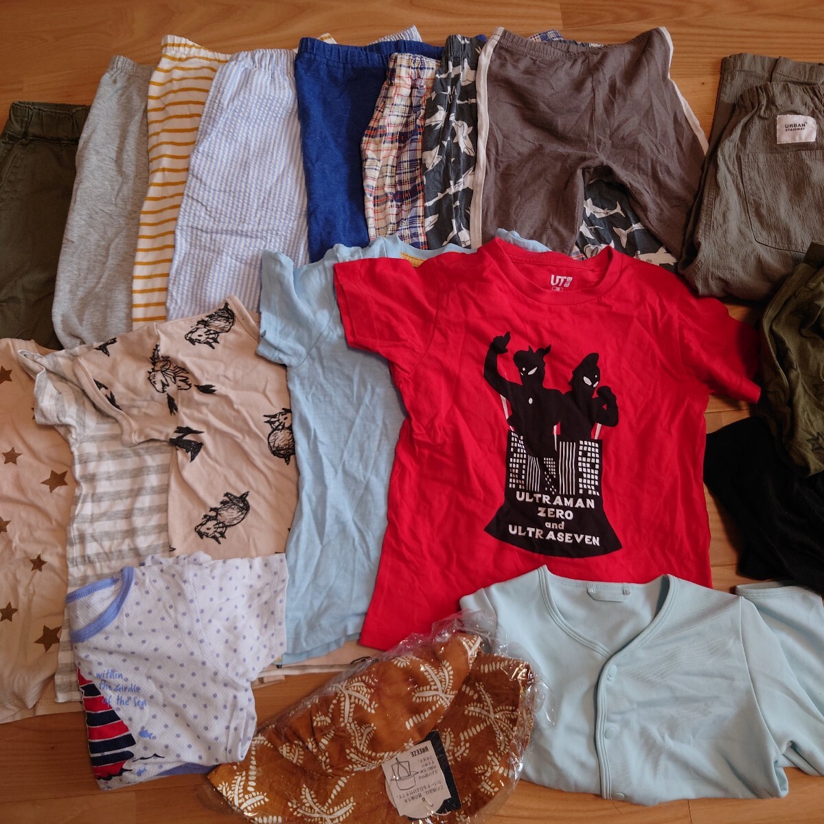 ③100cm 100センチ 男の子 ベビー服 子供服 キッズ 半袖 全36枚セット トップス ボトムス ズボン パジャマ 下着 帽子拍卖