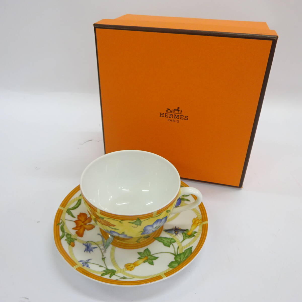 エルメス シエスタ カップ&ソーサー 箱付き 食器 テーブルウェア インテリア キッチン用品 Hermes 80サイズ発送 K-4196822-276-mrrz2拍卖