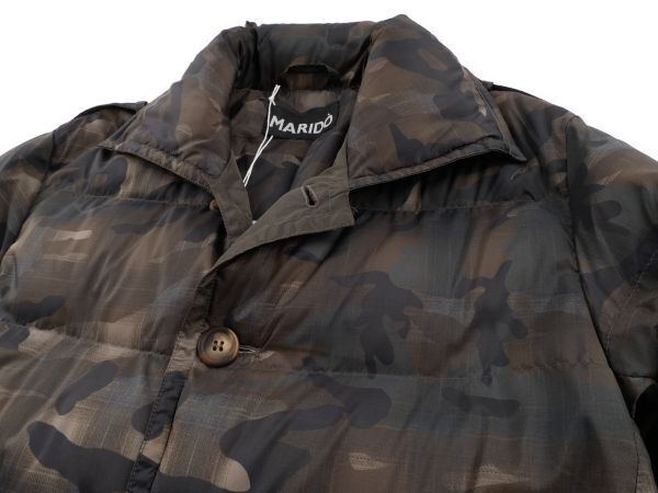 【新品未使用】MARIDO◆Made In Italy◆46◆カモフラ アウター パファーコート◆ミドル コート ダウンコート ダウン拍卖