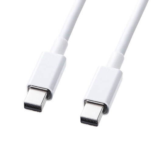 ミニDisplayPortケーブル 2m ホワイト 27インチiMacを外部ディスプレイとして使用できる サンワサプライ KC-DPMM2W 新品 送料無料拍卖