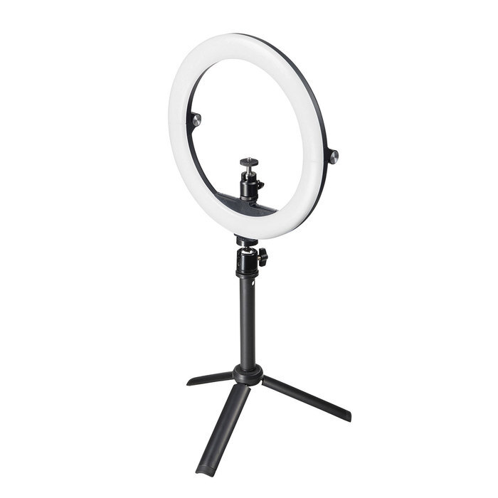 LEDライト付き スタンド テレビ会議や動画配信に きれいに映る自撮り用LEDライト+スタンド サンワサプライ CMS-STN2BK 新品 送料無料拍卖