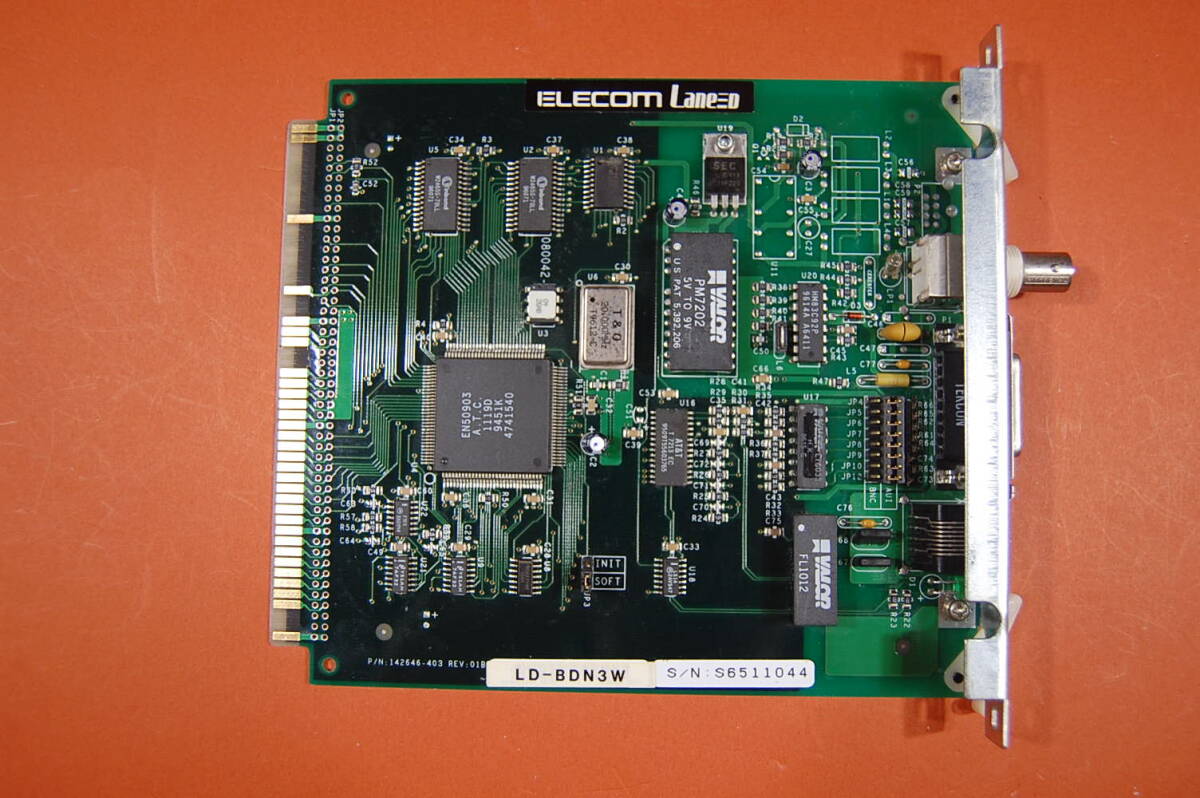 PC98 Cバス用 インターフェースボード ELECOM Laneed LD-BDN3 LANボード? 動作未確認 現状渡し ジャンク扱いにて T-186 1044 拍卖