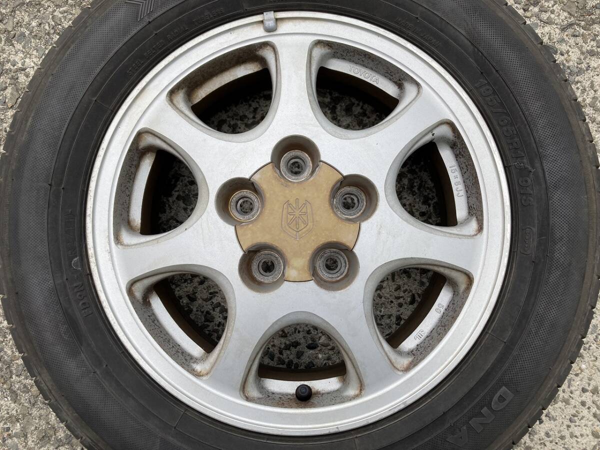 ② 送料無料 マーク2 トヨタ 純正 ホイール JZX90 15インチ 5H114.3 6J+50 1本 希少拍卖