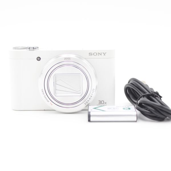 ■良品■ SONY DSC-WX500 光学30倍ズーム 1820万画素 ホワイト Cyber-shot DSC-WX500 ♯81015拍卖