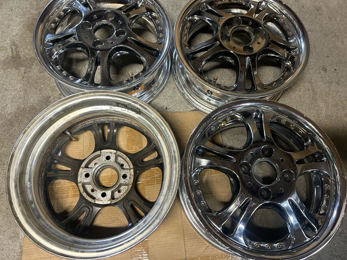 ★WEDS ケルベロス 4本 PCD100 軽サイズ 5J+45 (1005)拍卖