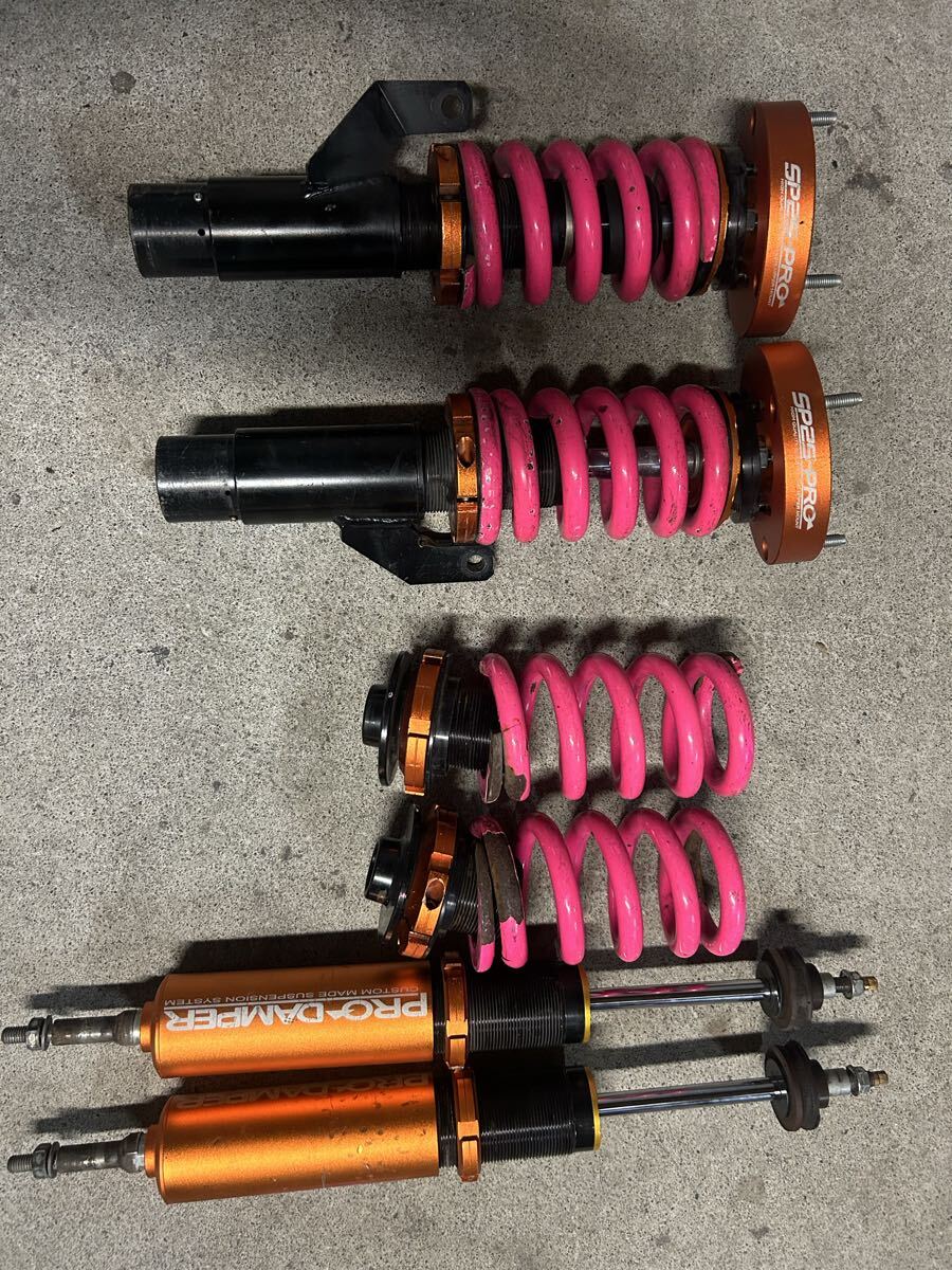 ★送料無料 T-DEMAND ティーディメンド フルタップ車高調 BMW E90 320i ジャンク 326パワー バネ (0927)拍卖