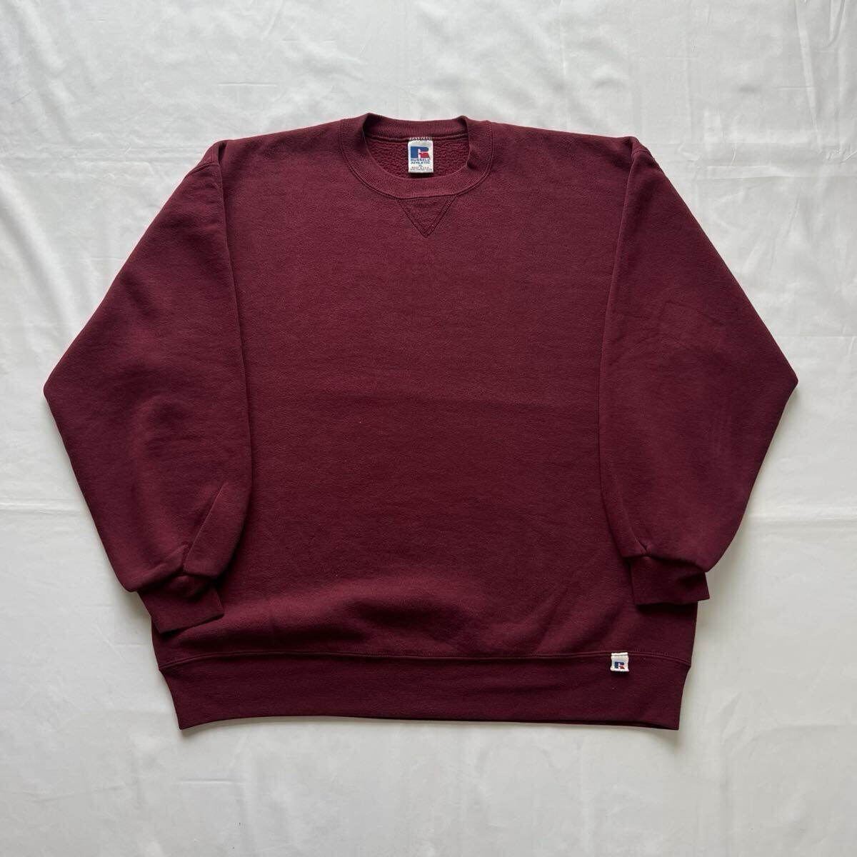 90's RUSSELL ATHLETIC スウェット トレーナー USA製 無地 ビンテージ 拍卖