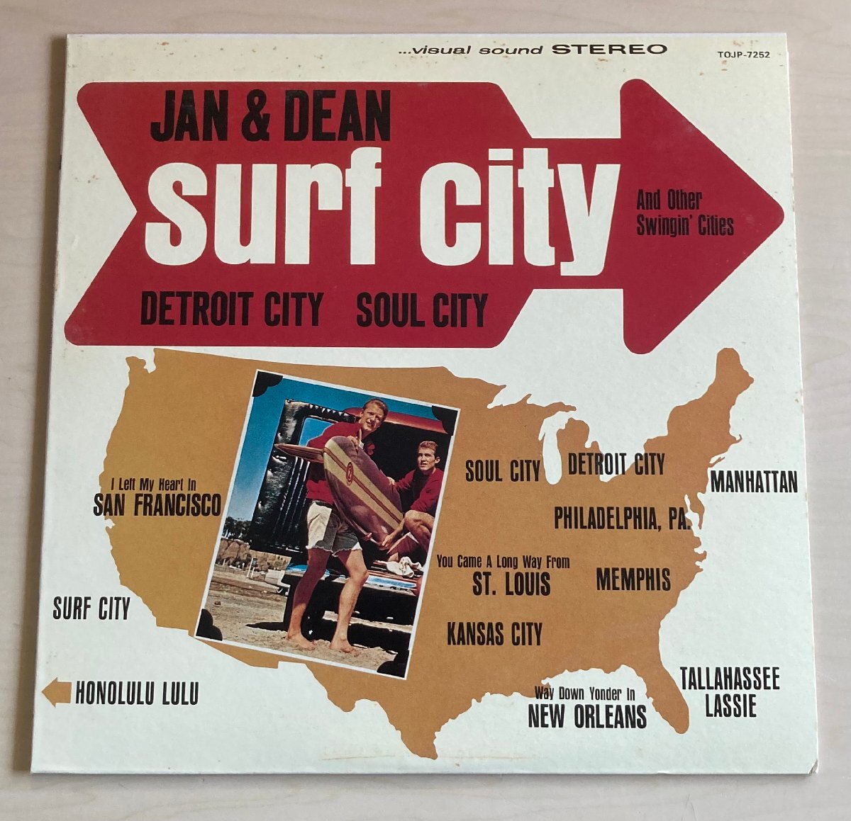 LPA25901 ジャン & ディーン JAN & DEAN / サーフ・シティ 国内盤LP 盤良好拍卖