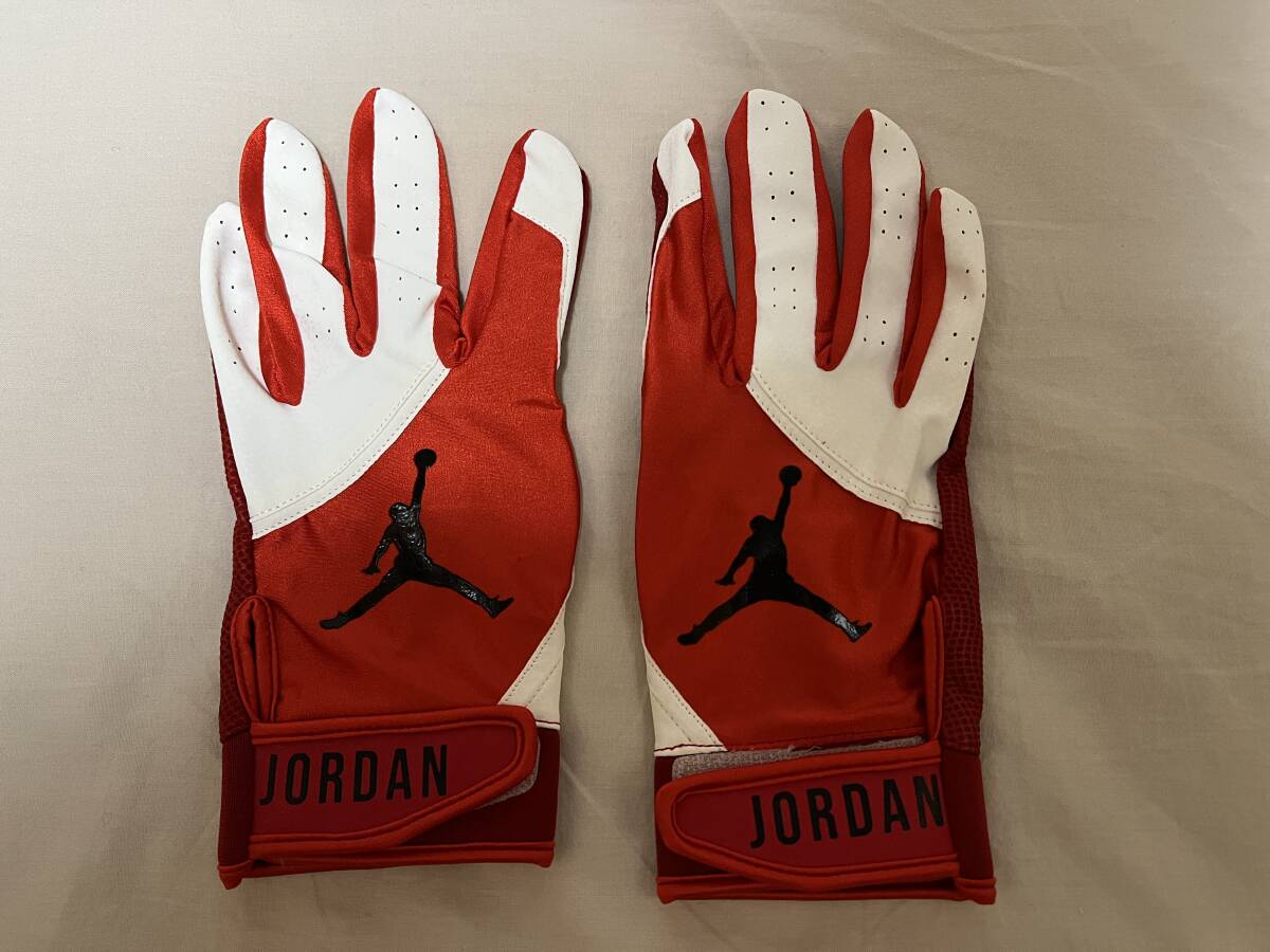 未使用 ナイキ ジョーダン バッティンググローブ 両手拍卖