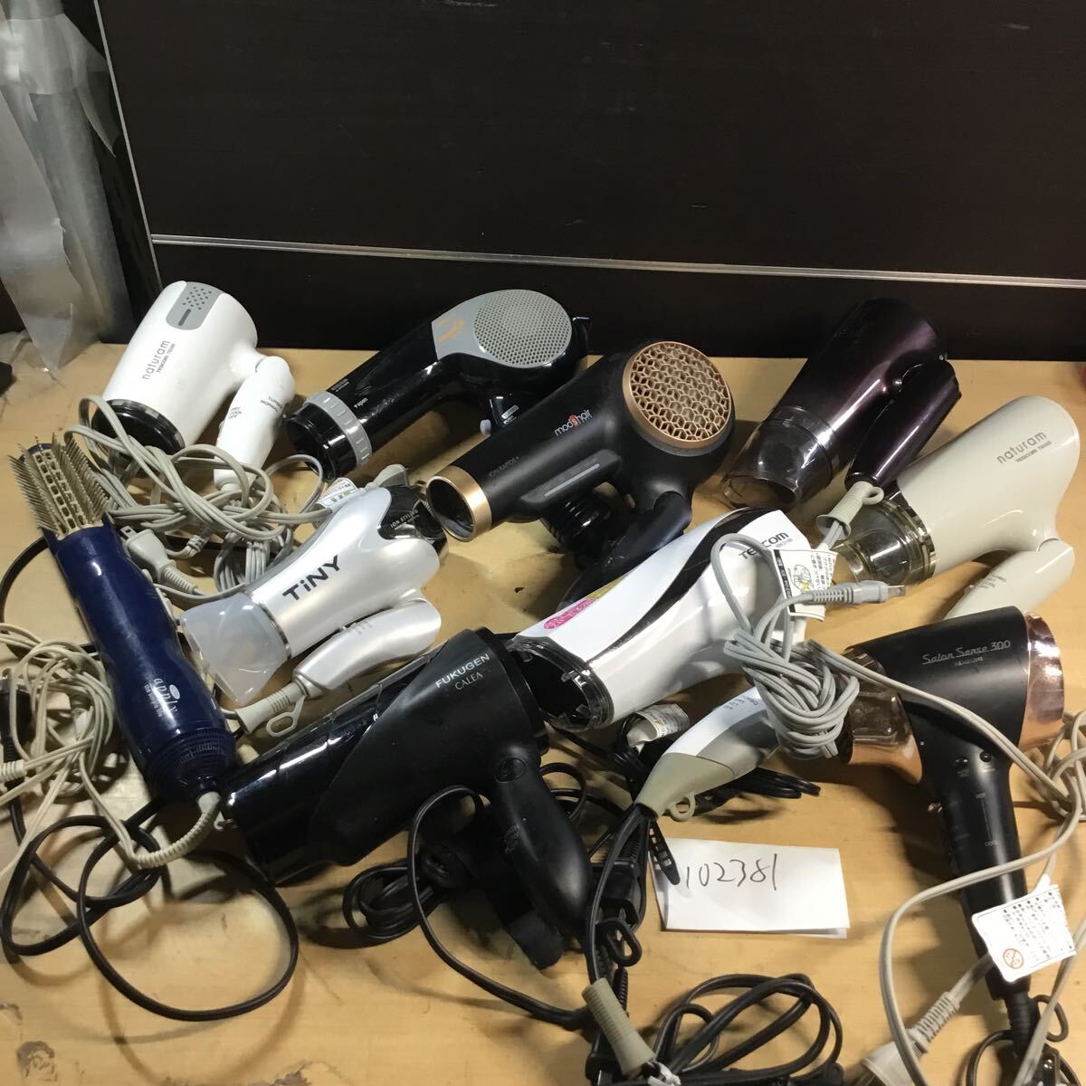 (102381G)【中古品】ヘアドライヤー/10台セットまとめ/TESCOM/IBK3-3100/TID325/TID295/KOIZIMI/KHD-9944/HITACHI/Mods hair/他拍卖