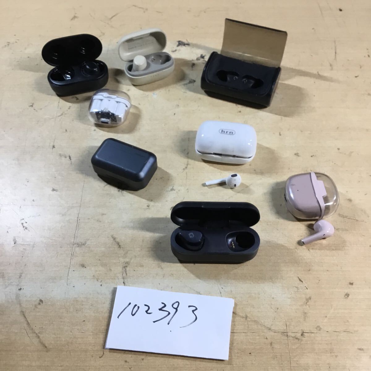 (102393C)ジャンク品/ワイヤレスイヤホン/Bluetoothイヤホン/ケースのみ/イヤホンのみ等まとめ/GLIDiC Sound Air TW-7000/Lenovo等拍卖