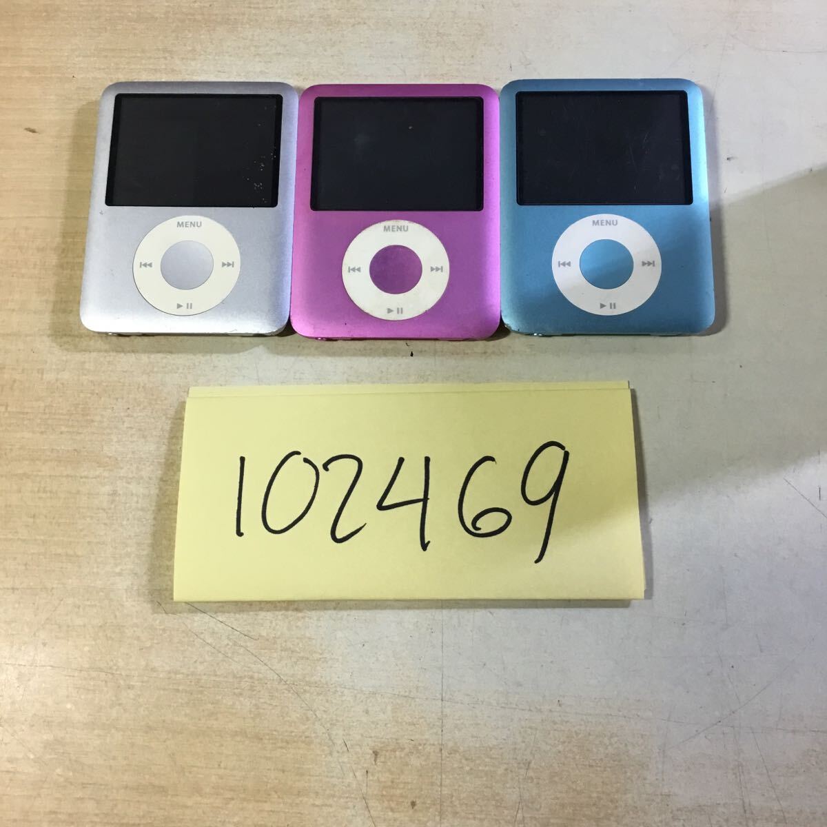(102469B) Apple iPod nano 3個セット ジャンク品拍卖