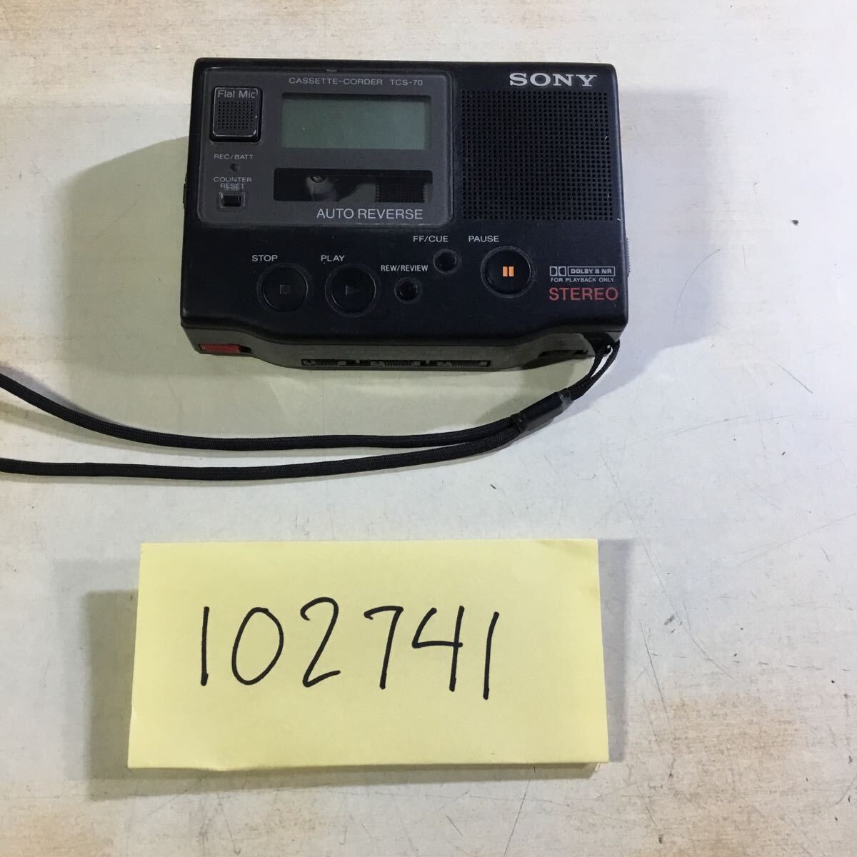 (10274 1C) SONY CASSETTE-CORDER TCS-70 ソニー カセットレコーダー B級中古品拍卖