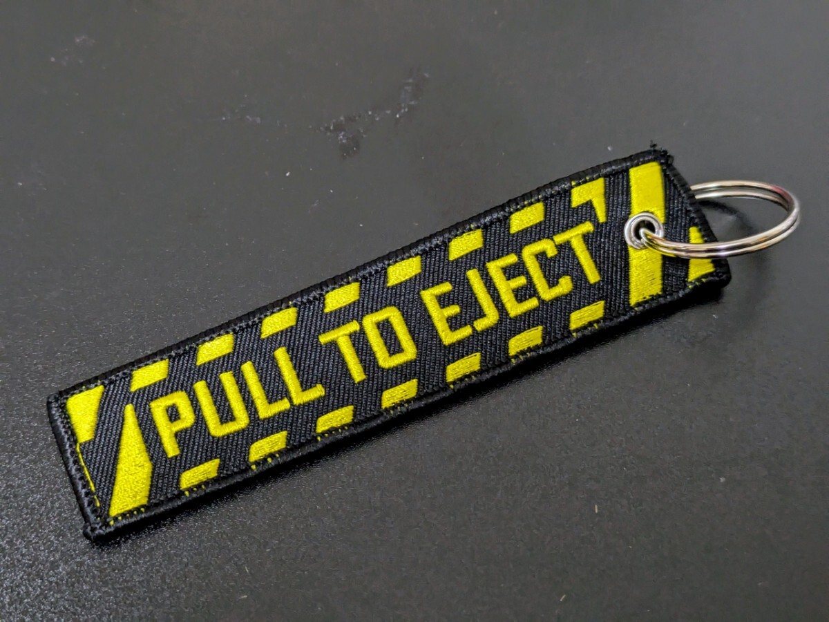 PULL TO EJECTタグベルト キーホルダー 航空グッズ拍卖