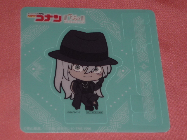 レア!カッコイイ♪名探偵コナン キャラクター ジン クリアしおりスタンド ☆拍卖