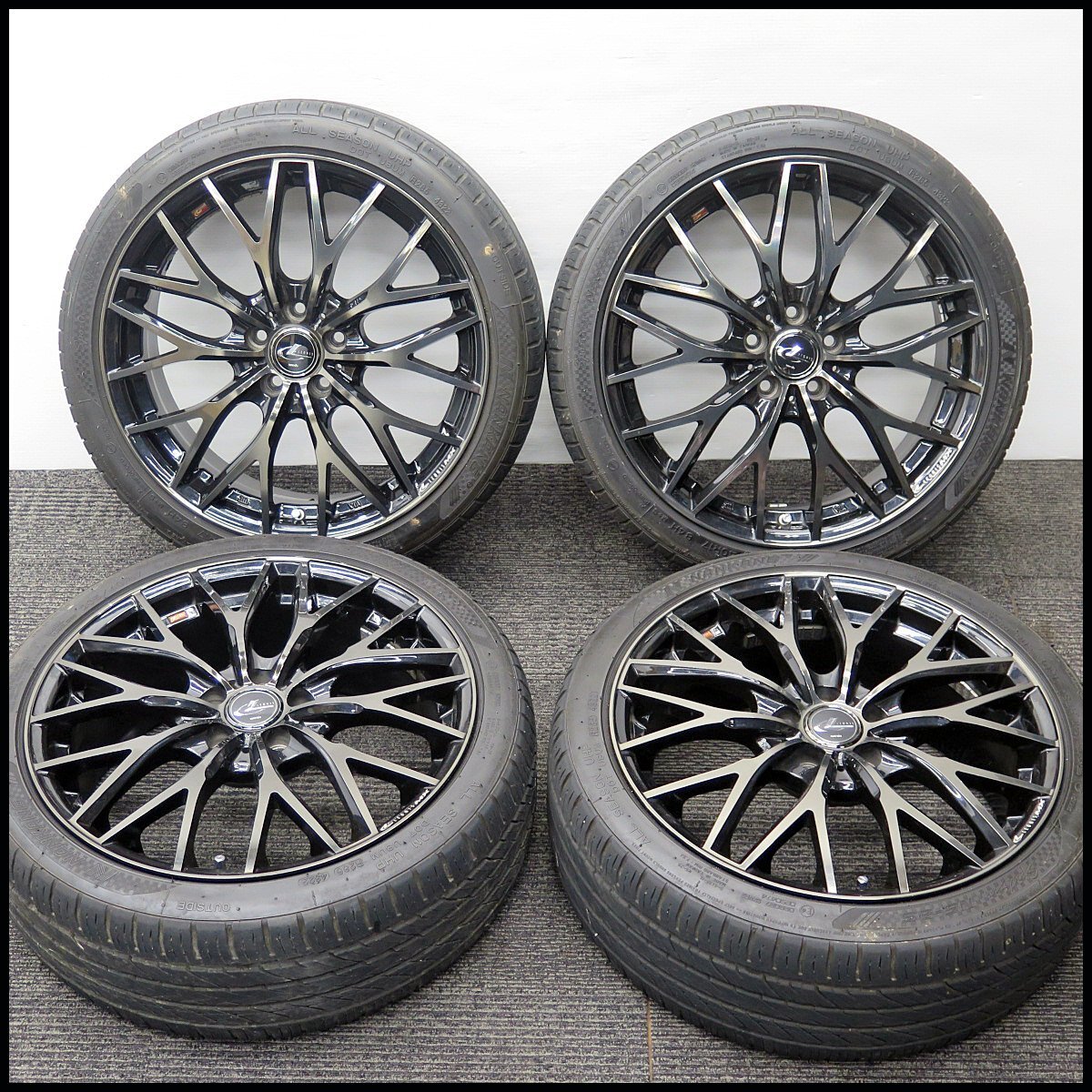 △weds LEONIS MX アルミホイール 4本セット 17×7J IN47 PCD100 17インチ/5穴/ウェッズ/レオニスMX/シエンタ拍卖