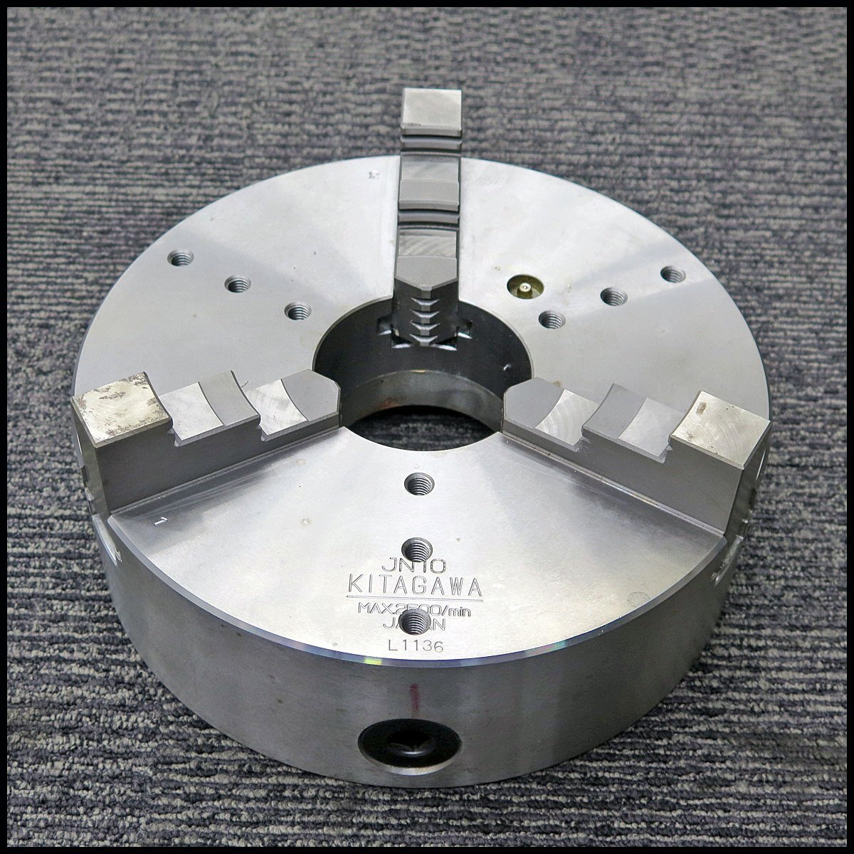 △A) 未使用? 北川鉄工所 スクロールチャック 3爪 外径φ273mm 10インチ JN10 旋盤チャック/ワーク用チャック/鉄工拍卖