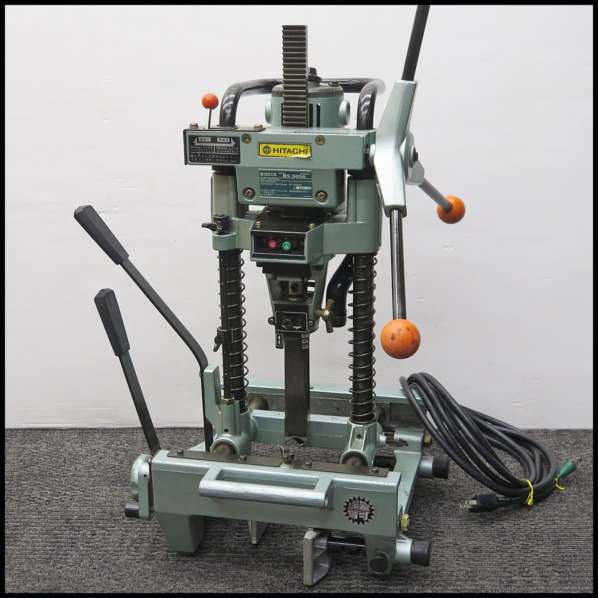 △H5) HITACHI/日立工機 30㎜ 角のみ BS30SA 手動/カクノミ/角ノミ/木工機械/木材加工/ほぞ穴加工/ホゾ穴/ヒタチ拍卖