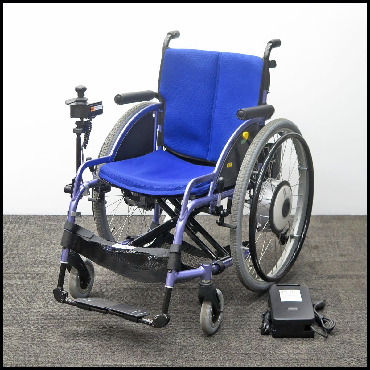 ●2) 2023年製!美品! Miki/ミキ 電動車椅子 FORCE NOVA-e YAMAHA/ヤマハ 車いす用電動ユニット 自走式車椅子 電動車いす フォース ノーヴァ拍卖