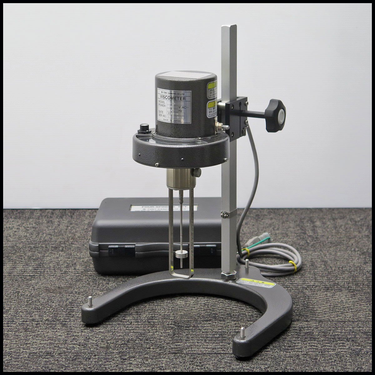 ●美品! TOKI SANGYO 東機産業 B型粘度計 VISCOMETER モデル BM 【現状品】 AC100V 60Hz ビスコメーター/粘度計/粘度測定器/アナログ拍卖